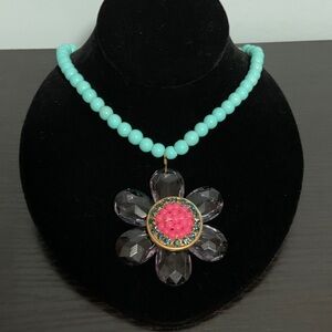Lenora Dame Flower Necklace